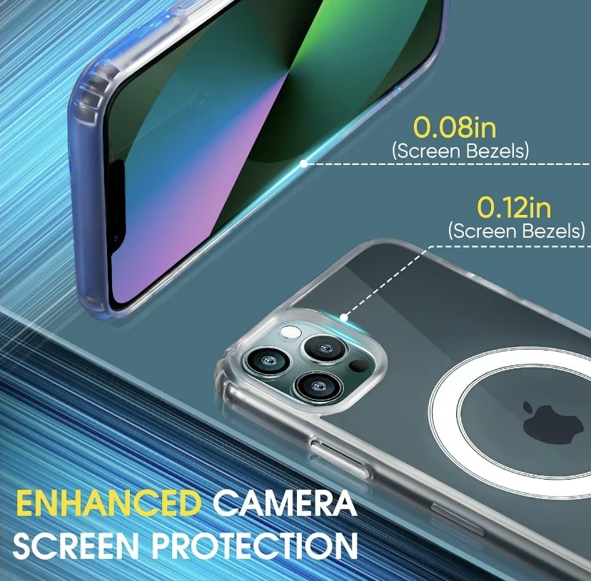 For Phone 15 14 Plus, Pro, Pro Max Case, Compatible With MagSafe, Shockproof Mil