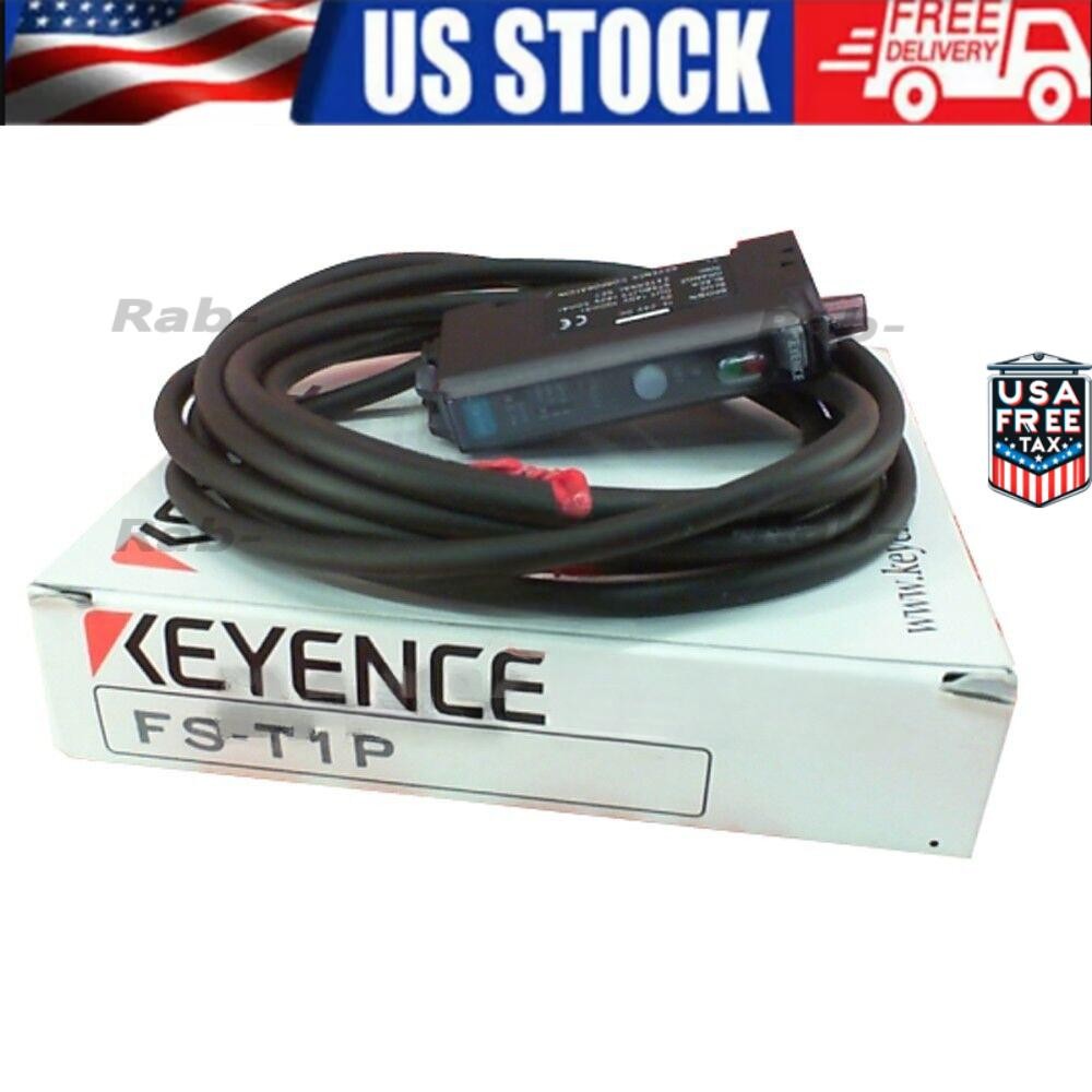 KEYENCE FS-T1P NEW IN BOX FIBER OPTIC AMPLIFIER FOR SENSOR PNP 12-24VDC