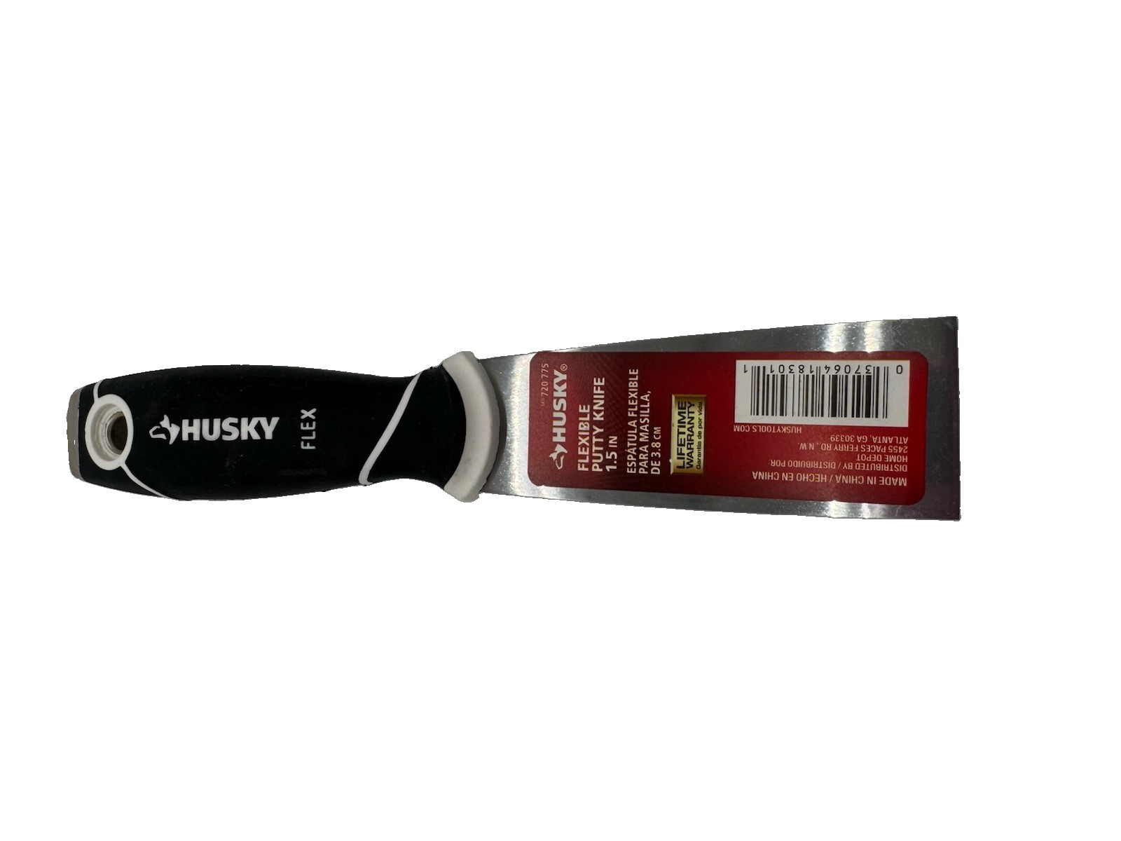 Husky 1.5 in. Flexible Putty Knife - Comfort Grip Handle - New with Tags