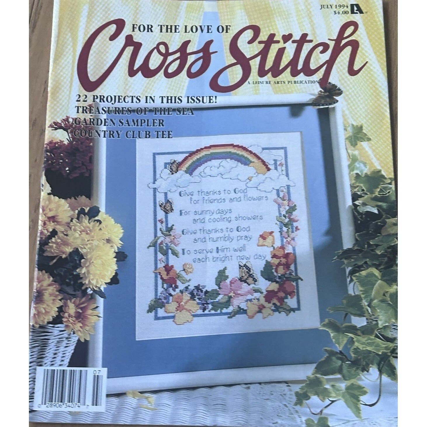 For the Love of Cross Stitch July 1997 Cross Stitch Magazines