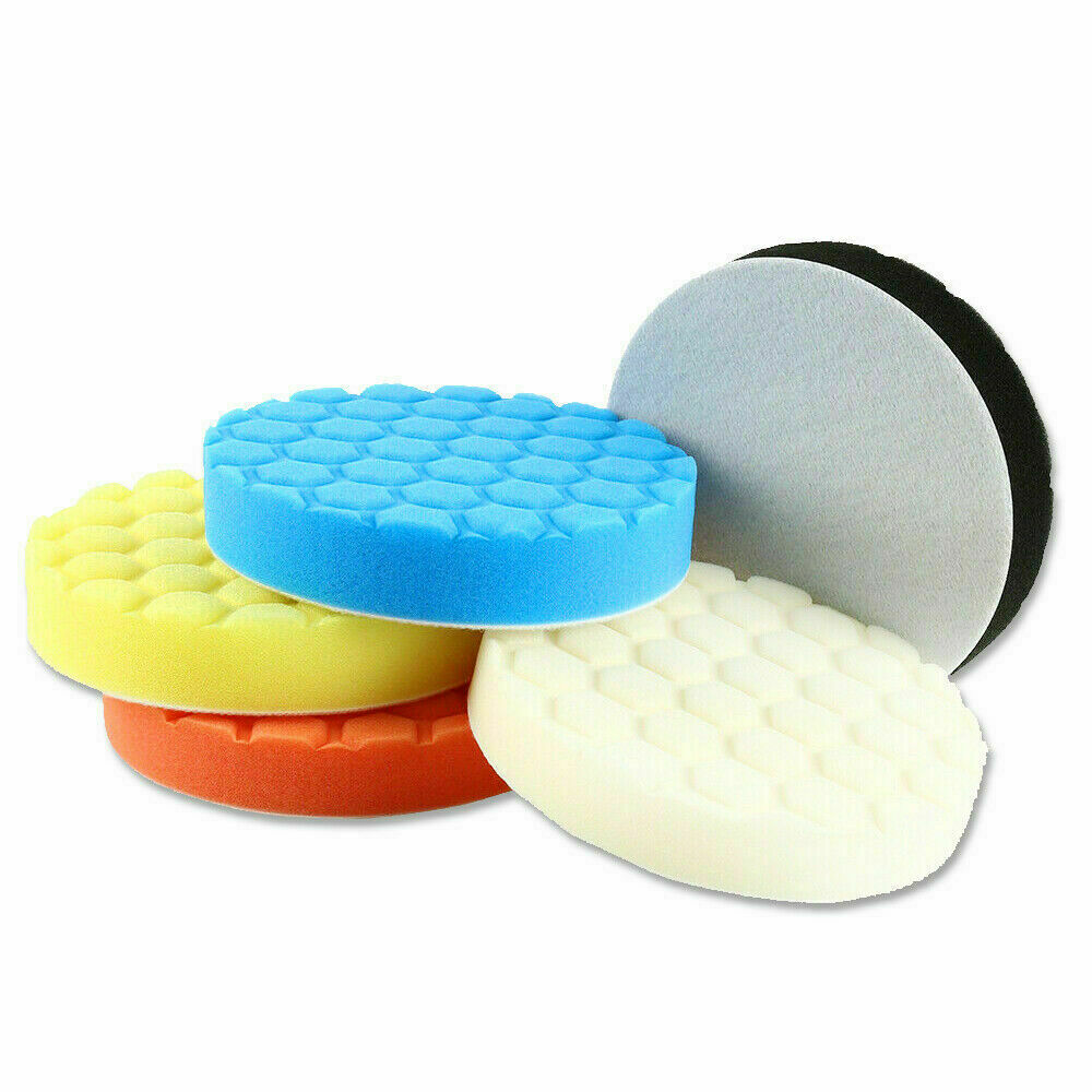 Polishing Pads 5 inch Car Waxing Polish Foam Kit Buffer Polisher Buffing Wheel