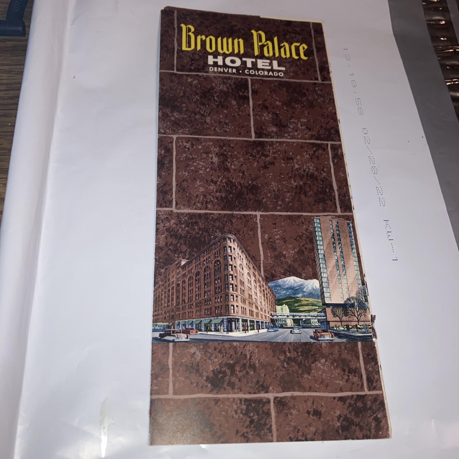 1970s Brown Palace Hotel Denver Colorado Advertisement booklet