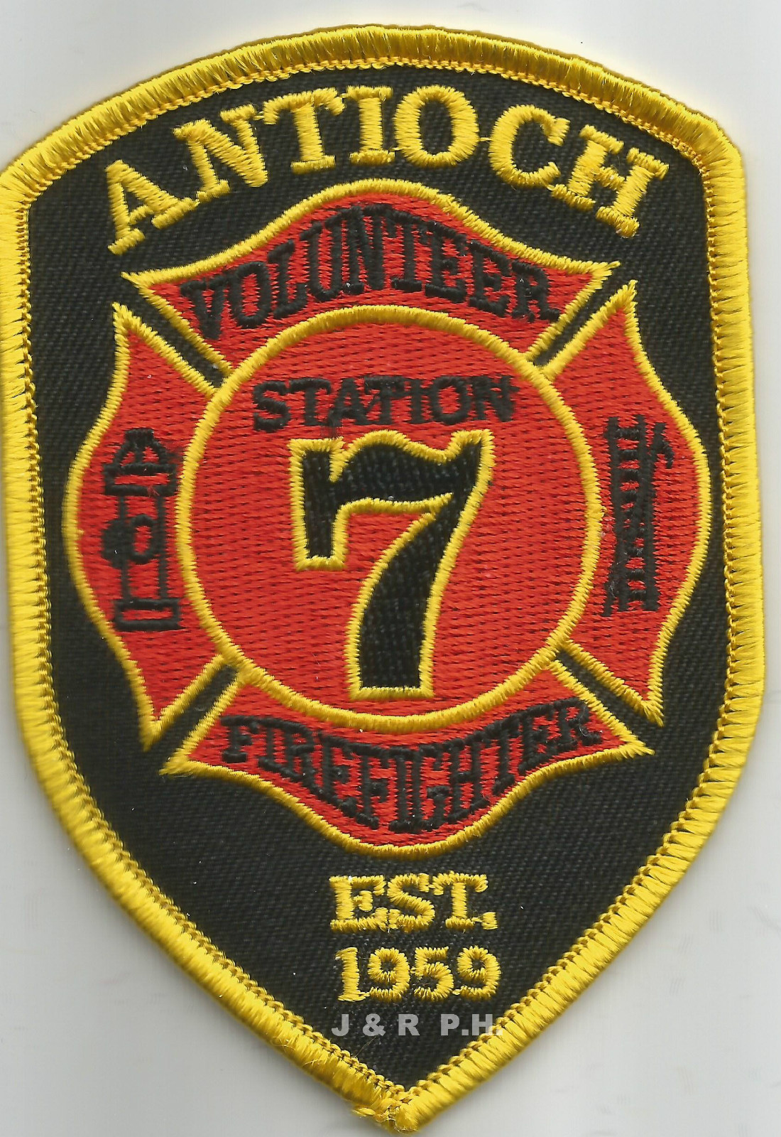 Antioch  Station-7, North Carolina  (2.75" x 4" size) fire patch