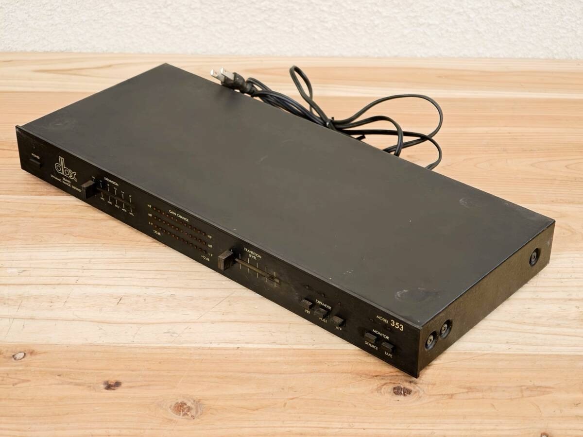 dbx Model 353 Dynamic Range Expander Audio Rack Processor AS-IS