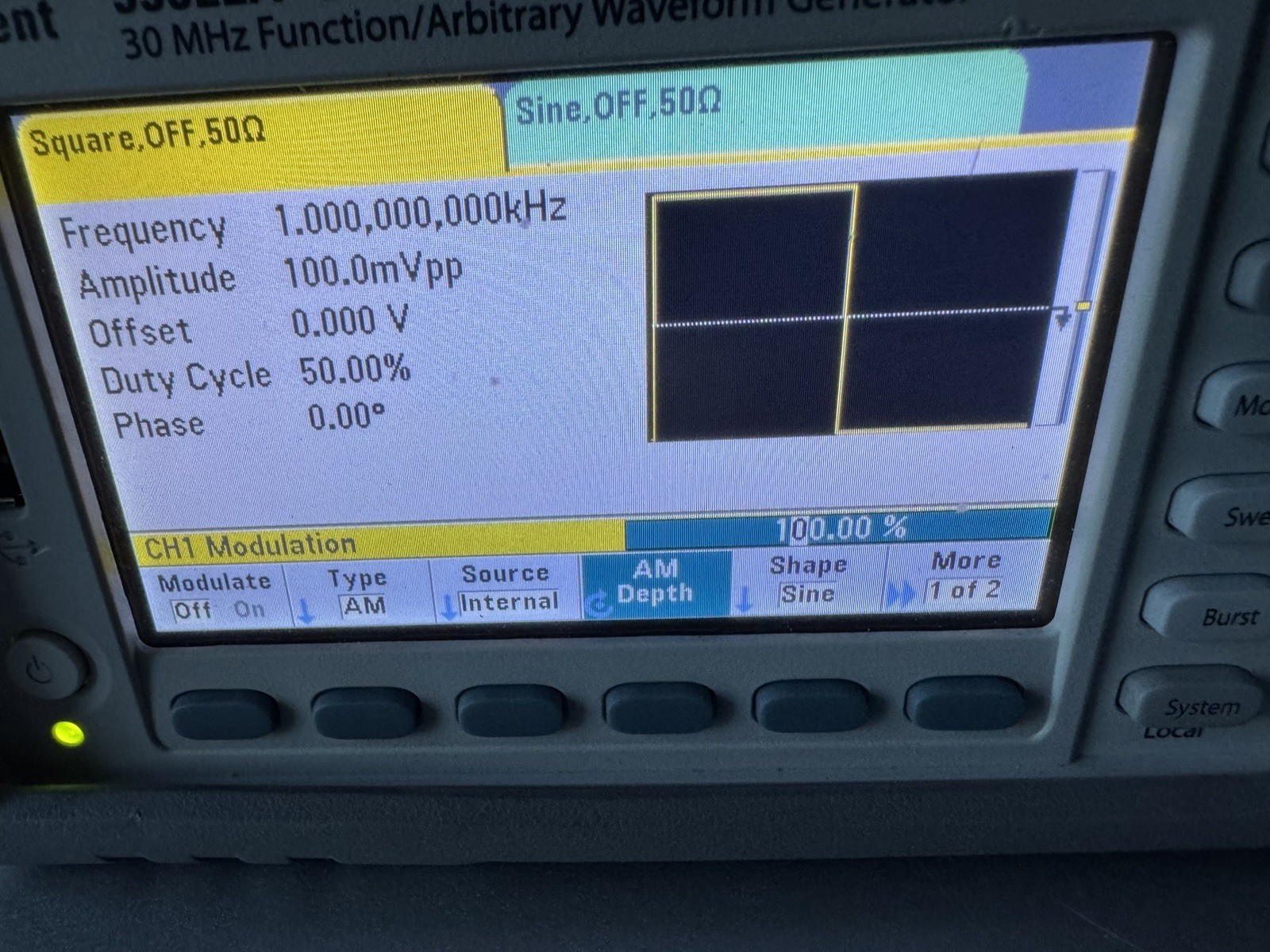 HP/Agilent/Keysight 33522A Waveform Generator CALIBRATED recently