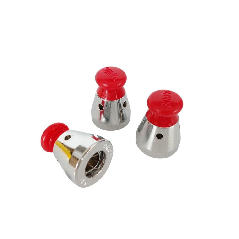 Universal Pressure Cooker Jigger Valve, Red 1.5 Inch High Anti-blocking Press...