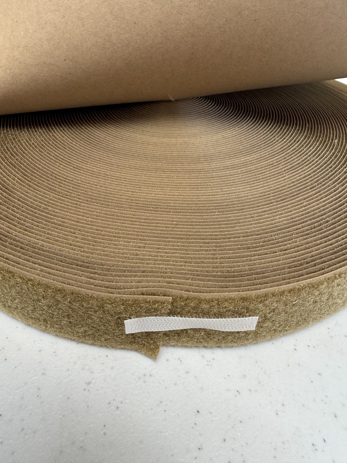 1.5" Nylon Coyote- Sew-On Loop fastener - 50 Yards