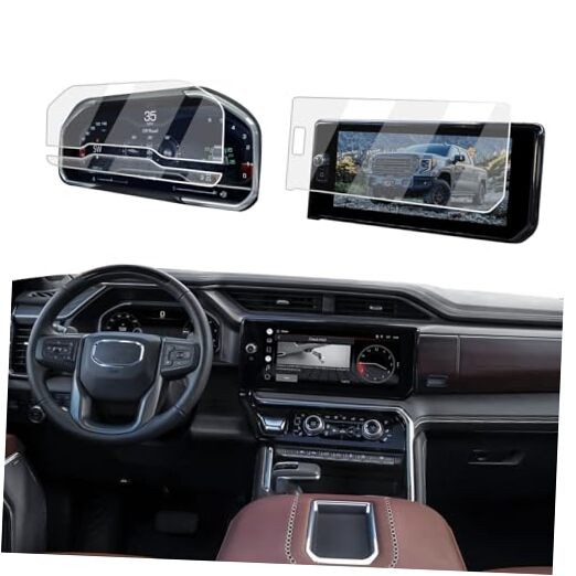 Screen 3 Pcs 2022-2026 GMC Sierra 1500-12.3 Inch Dash+13.4 Inch Navi-HD