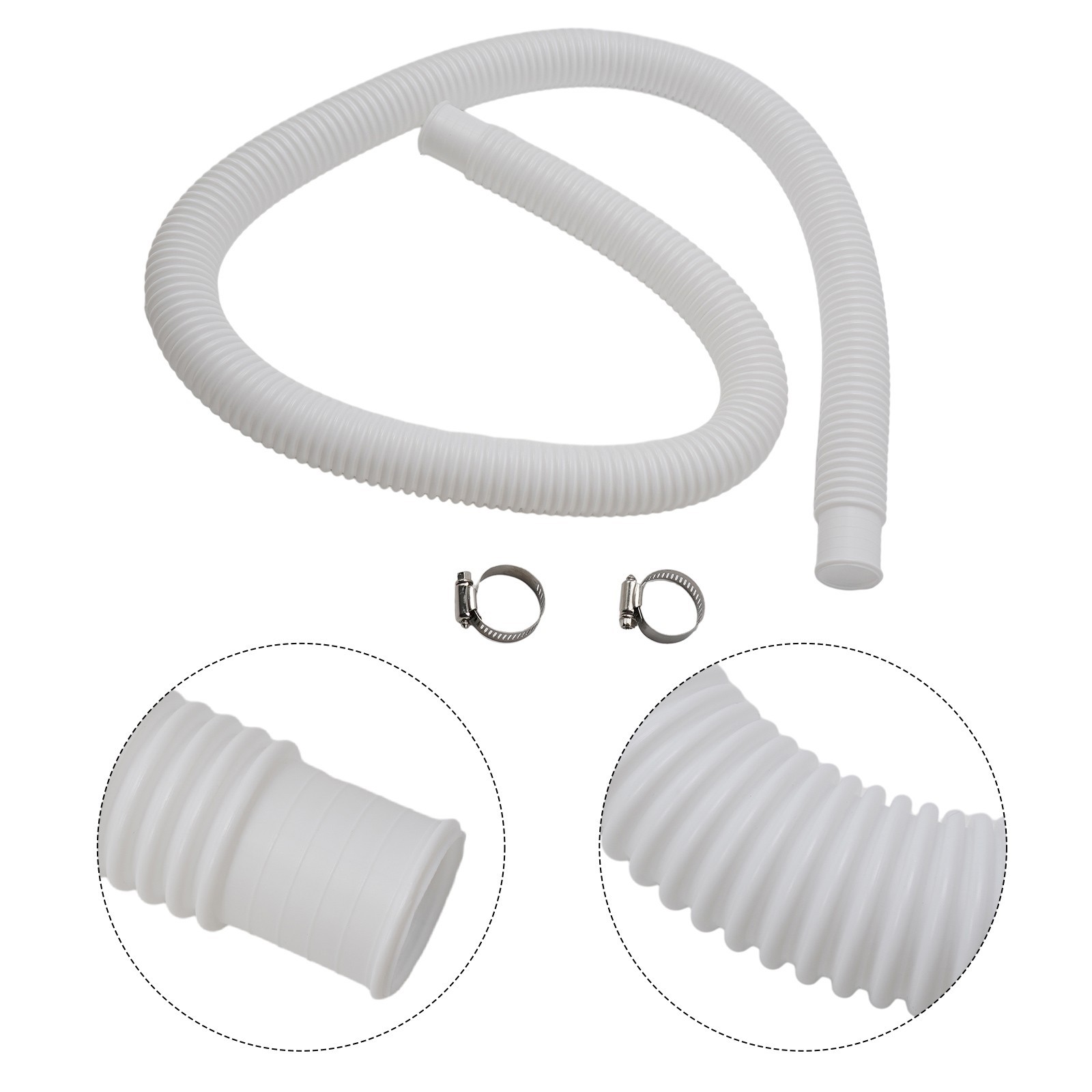 for Intex Accessory Hose 32mm Swimming Pool Pipe x 1.5m for Pump/Filter/Heater