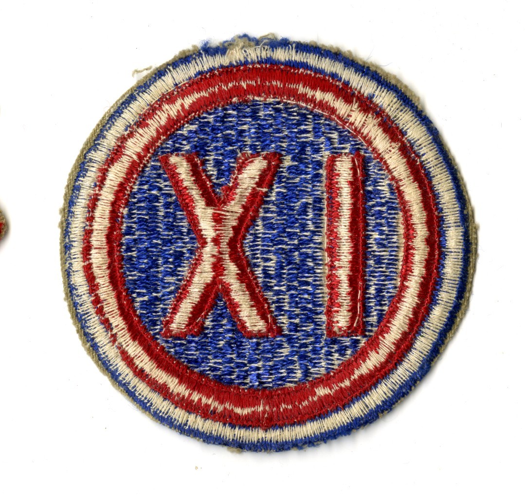 IX Corps White Back Patch WWII Vintage Pacific Theater
