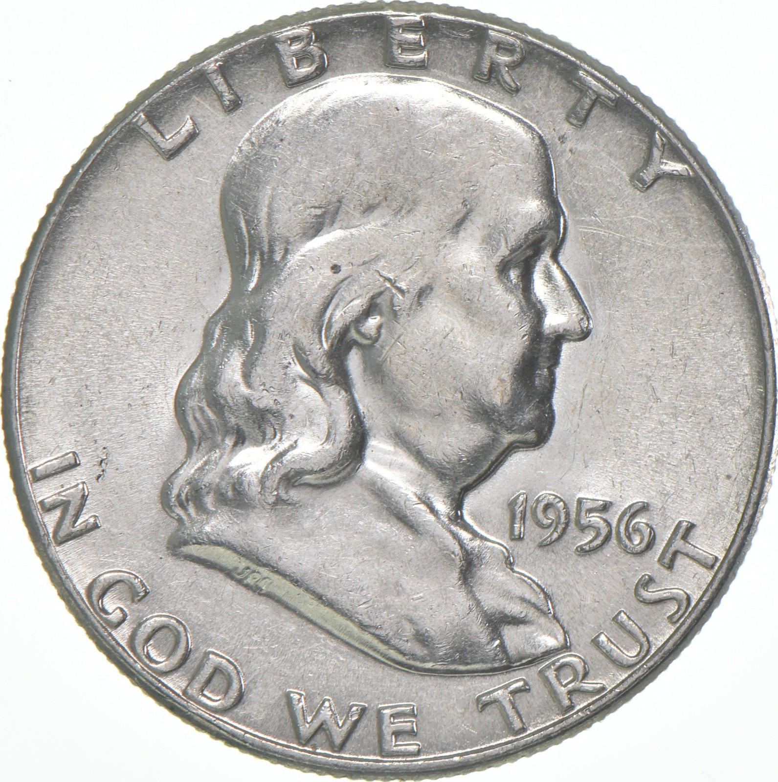 1956 Franklin Half Dollar AU