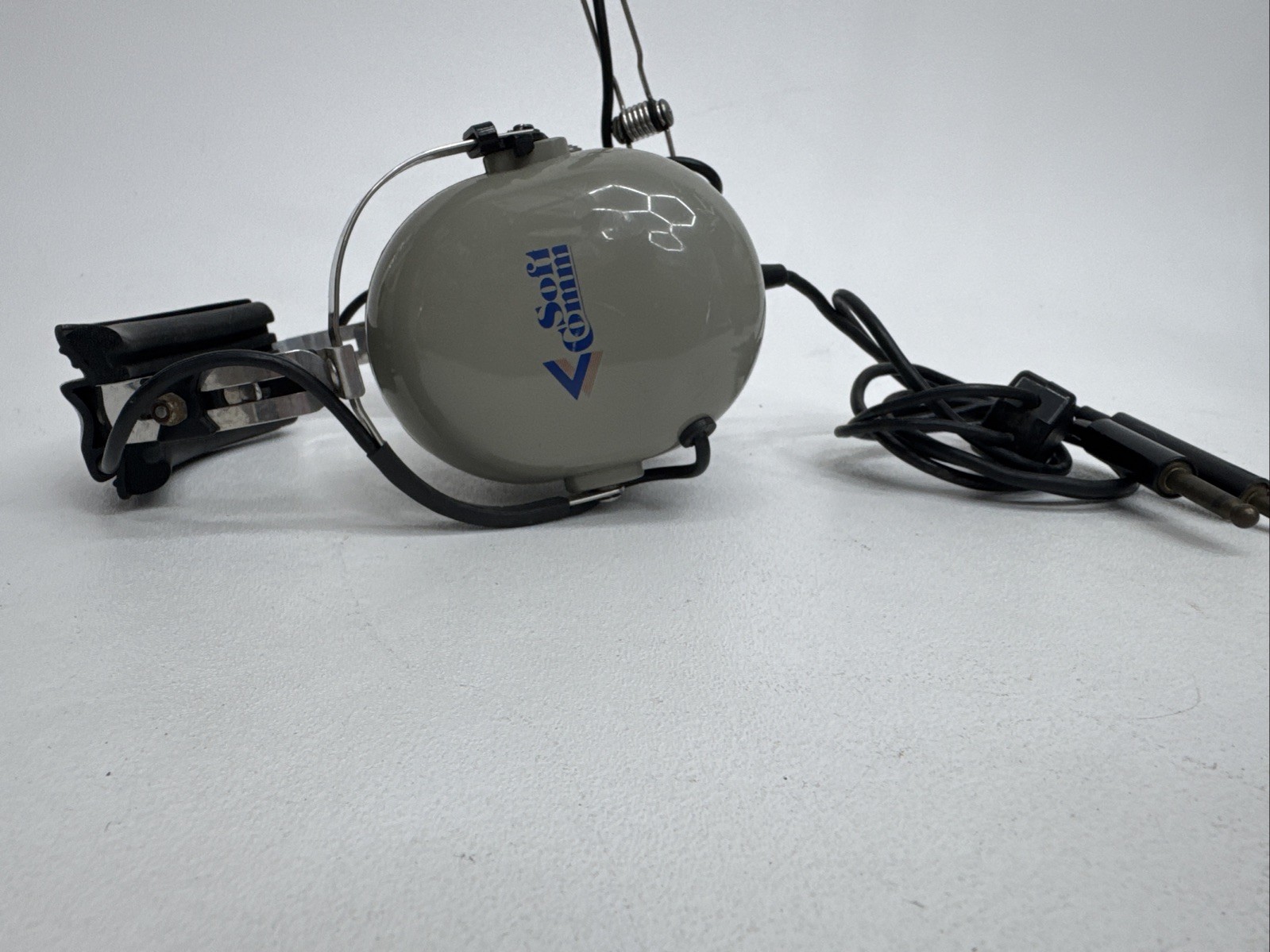 Soft Comm Concept Industries Pilot Headphones Stereo Headset Model C-40