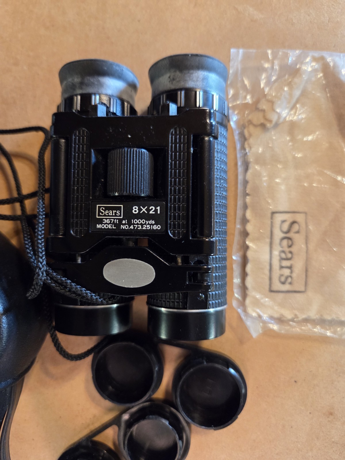 Vintage Sears 8x21 Compact Binoculars