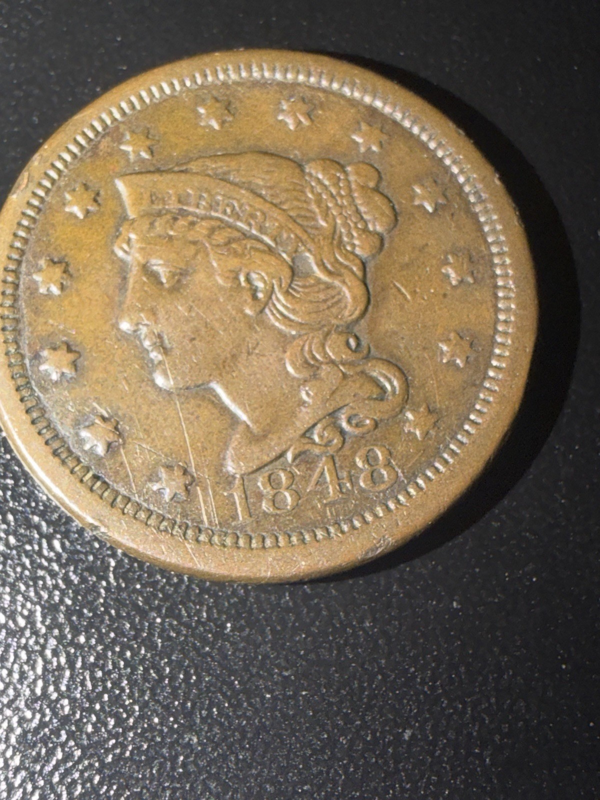 1848 Large Cent VF/XF