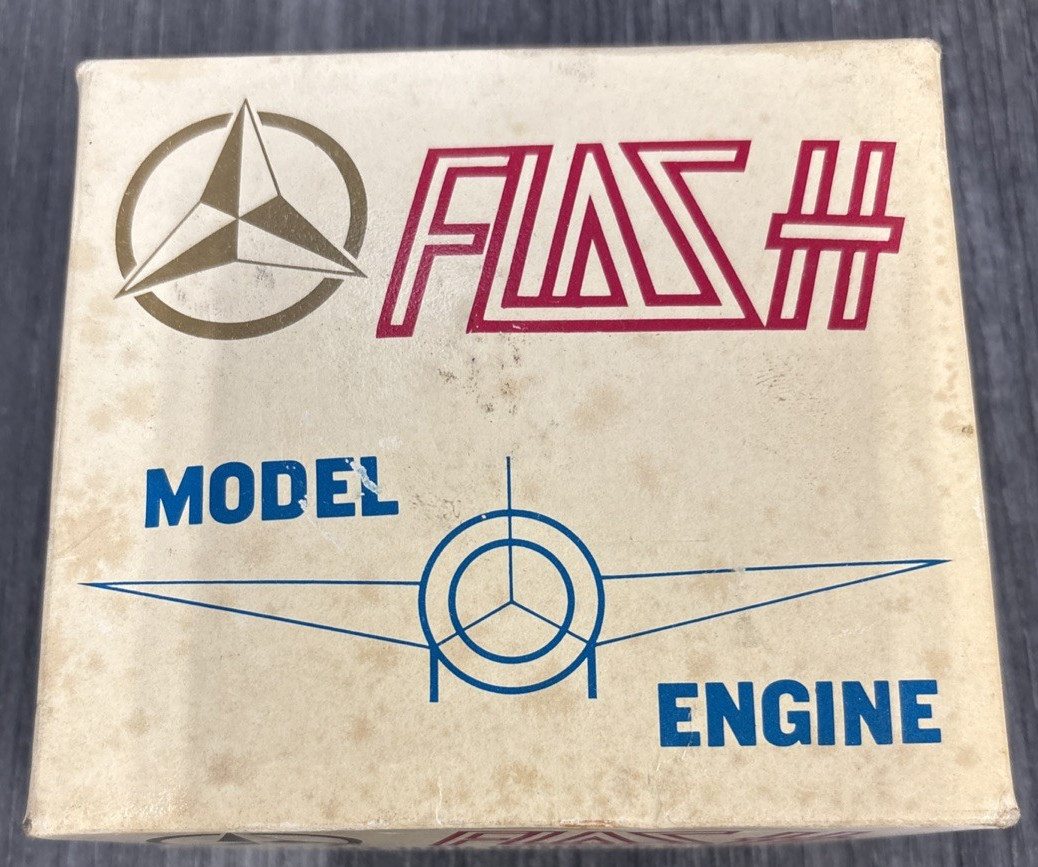 Vintage 1974  Flash Model Airplane Engine 35 Star Light Hou Industry NIB