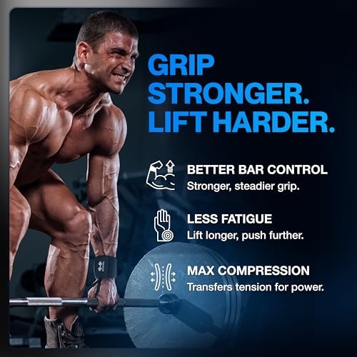 Adjustable Wrist Wraps for Gym & Lifting – Thick, Breathable Support 1 Black