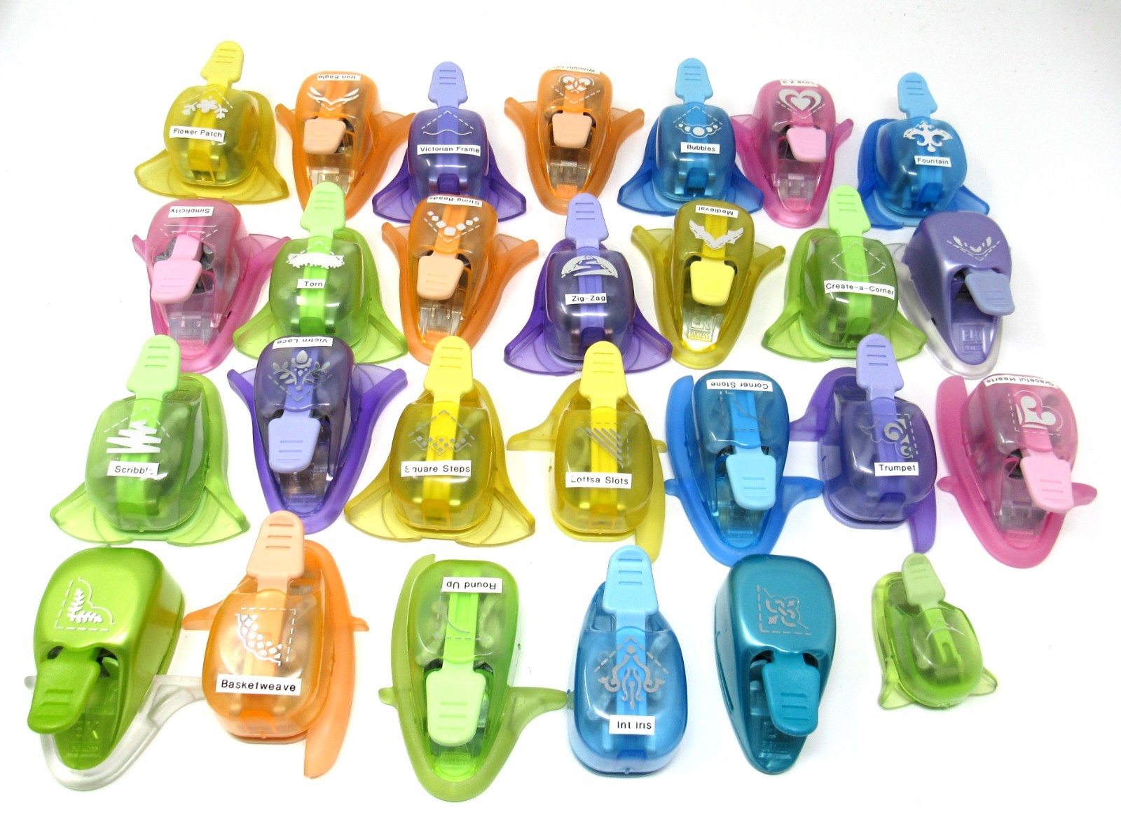 EK Success Corner Adorner Paper Punch Bubbles, Trumpet, Victorian + YOUR CHOICE
