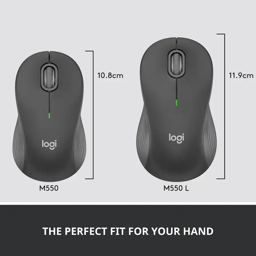 Logitech - Signature M550 L Full Size Wireless Bluetooth Optical