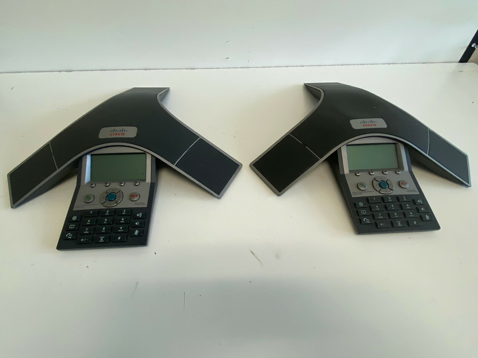 Lot of 2 Cisco CP-7937G Unified IP Conference Station VoIP Phone