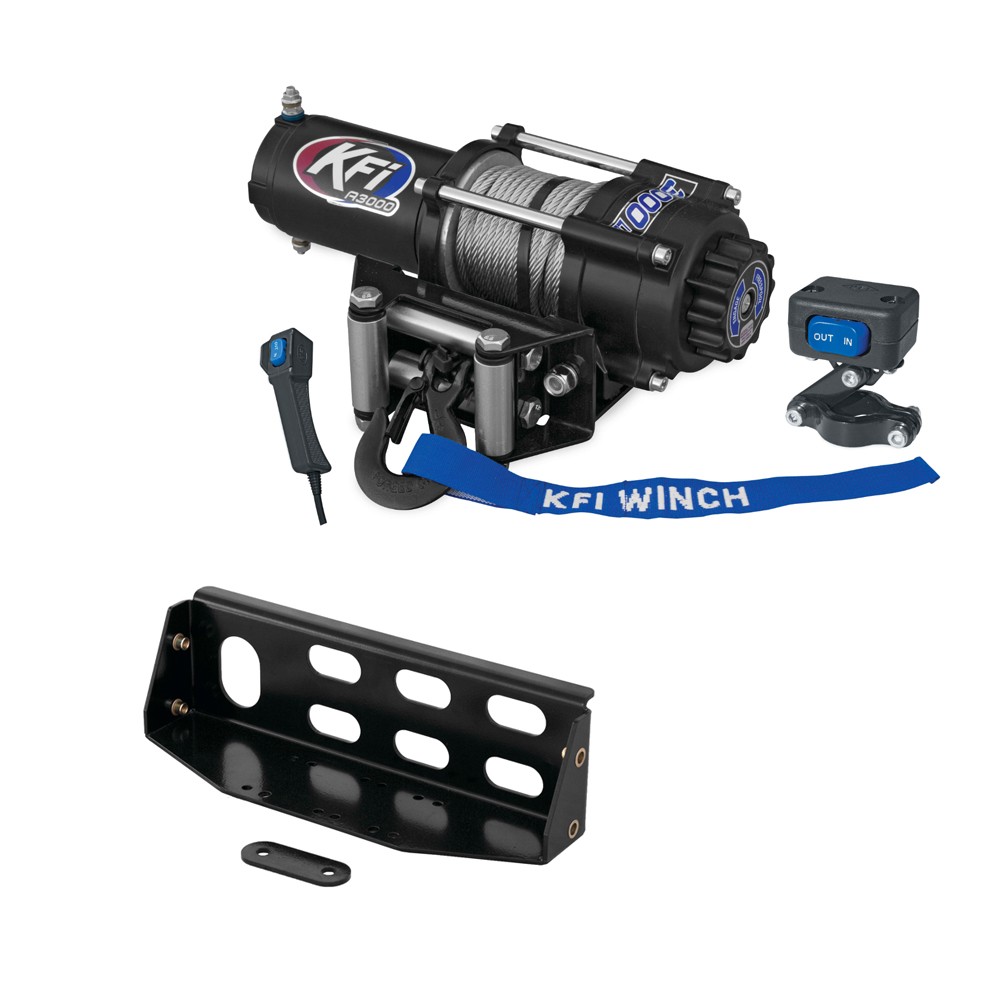 3000 lb KFI Winch Combo Kit (M5) For 2011-2017 John Deere Gator XUV 825i