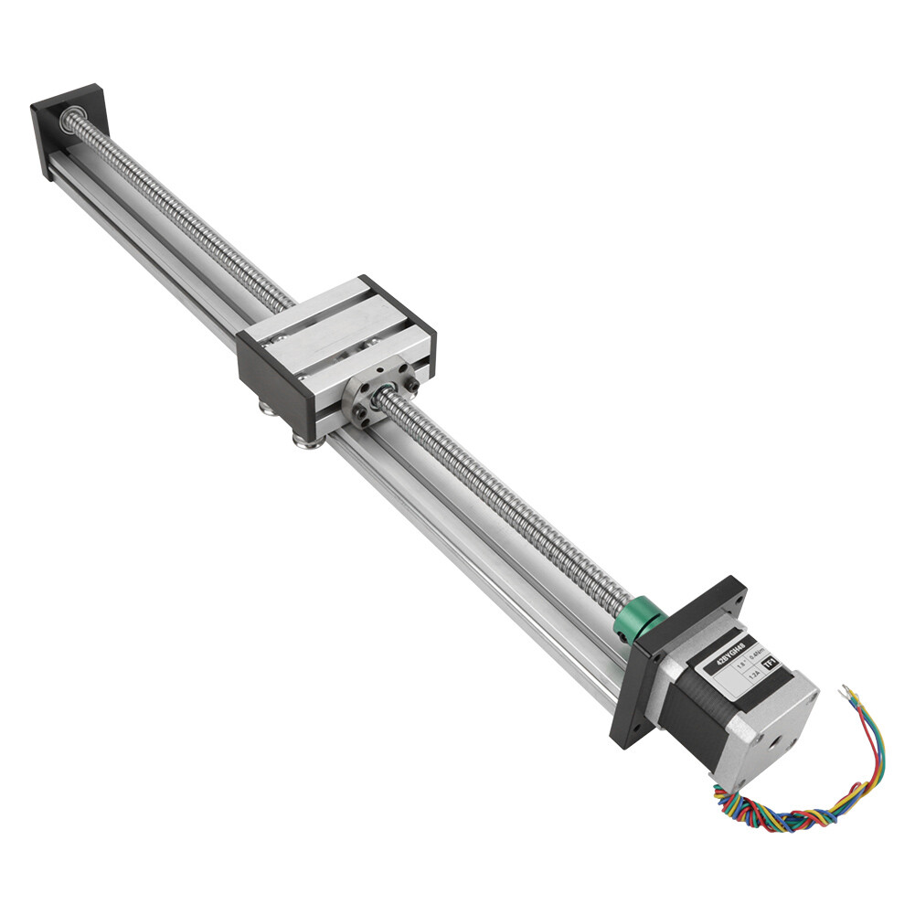 1204 Ball Screw Linear Slide Stroke Actuator With Stepper Motor 400mm Stroke