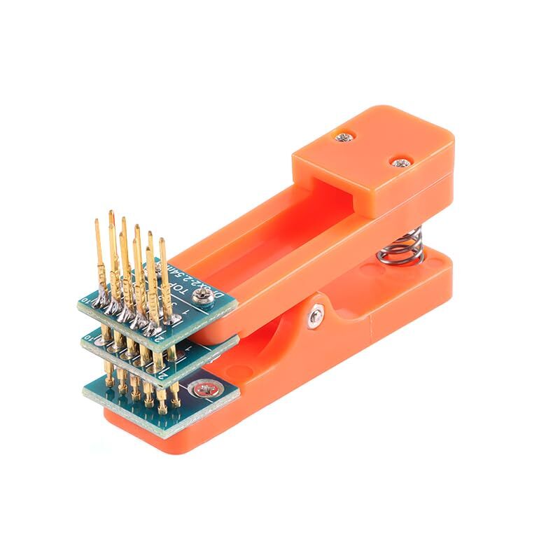 2Pcs 2.54mm 2 * 5Pin Double Row Test Clip Module Board 5Pin Program Burning C...