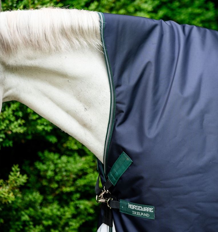 Rambo Wug Turnout Heavy 400g - Navy/Hunter/Silver