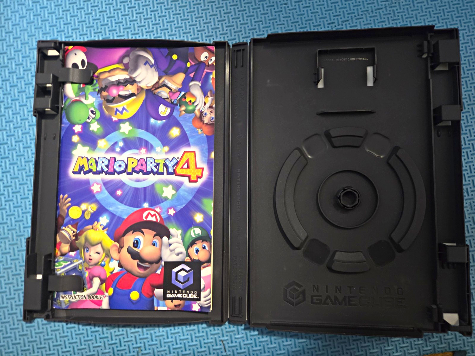 Nintendo Mario Party 4 Nintendo GameCube Original Case w/ Cover Art (No Disc)