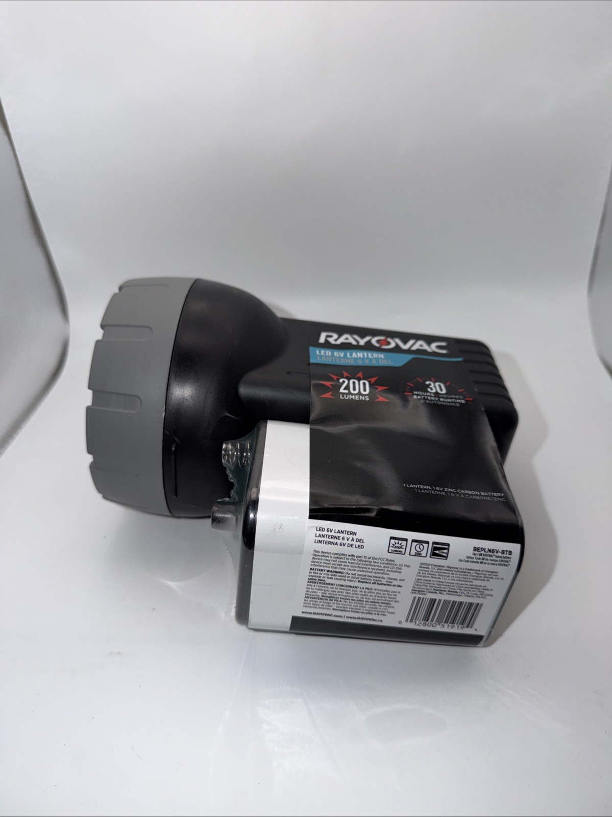 RAYOVAC BEPLN6V-BTB 6V LED Lantern 200 Lumens 30 Hours