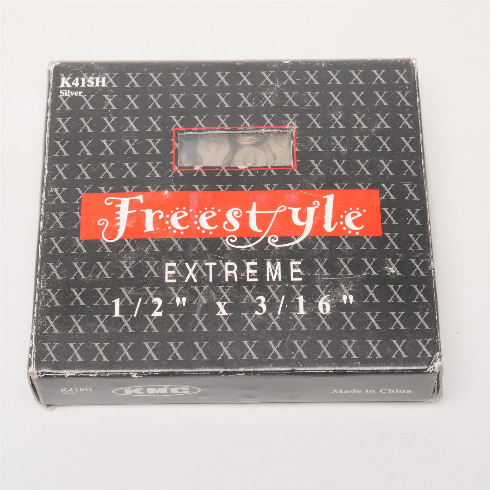 KMC K415H Freestyle Extrme Heavy Duty BMX Chain Single Speed 1/2"x 3/16" 98L
