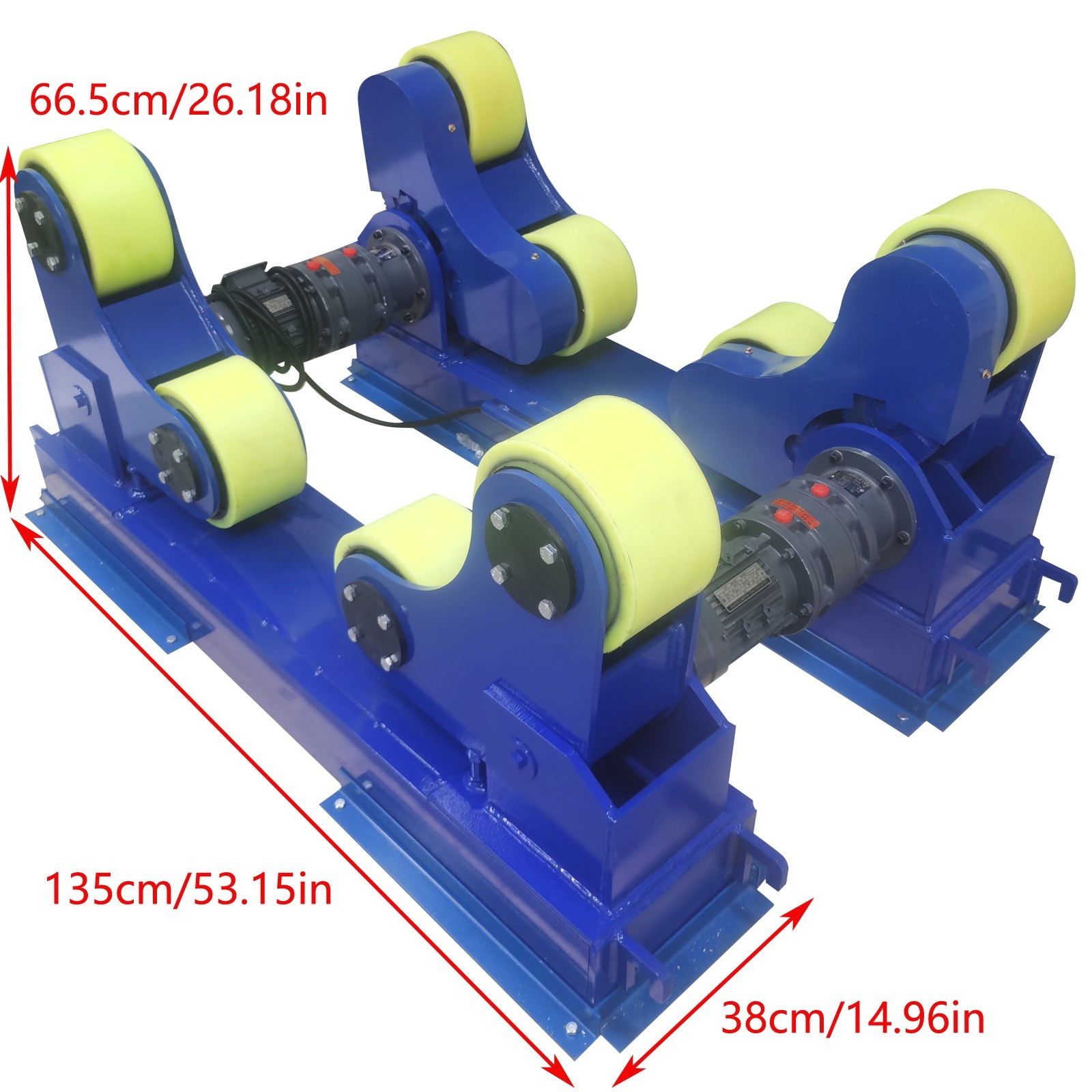 Heavy Duty 5T Self-Adjusting Welding Rotator 220V Remote Control Variable Speed