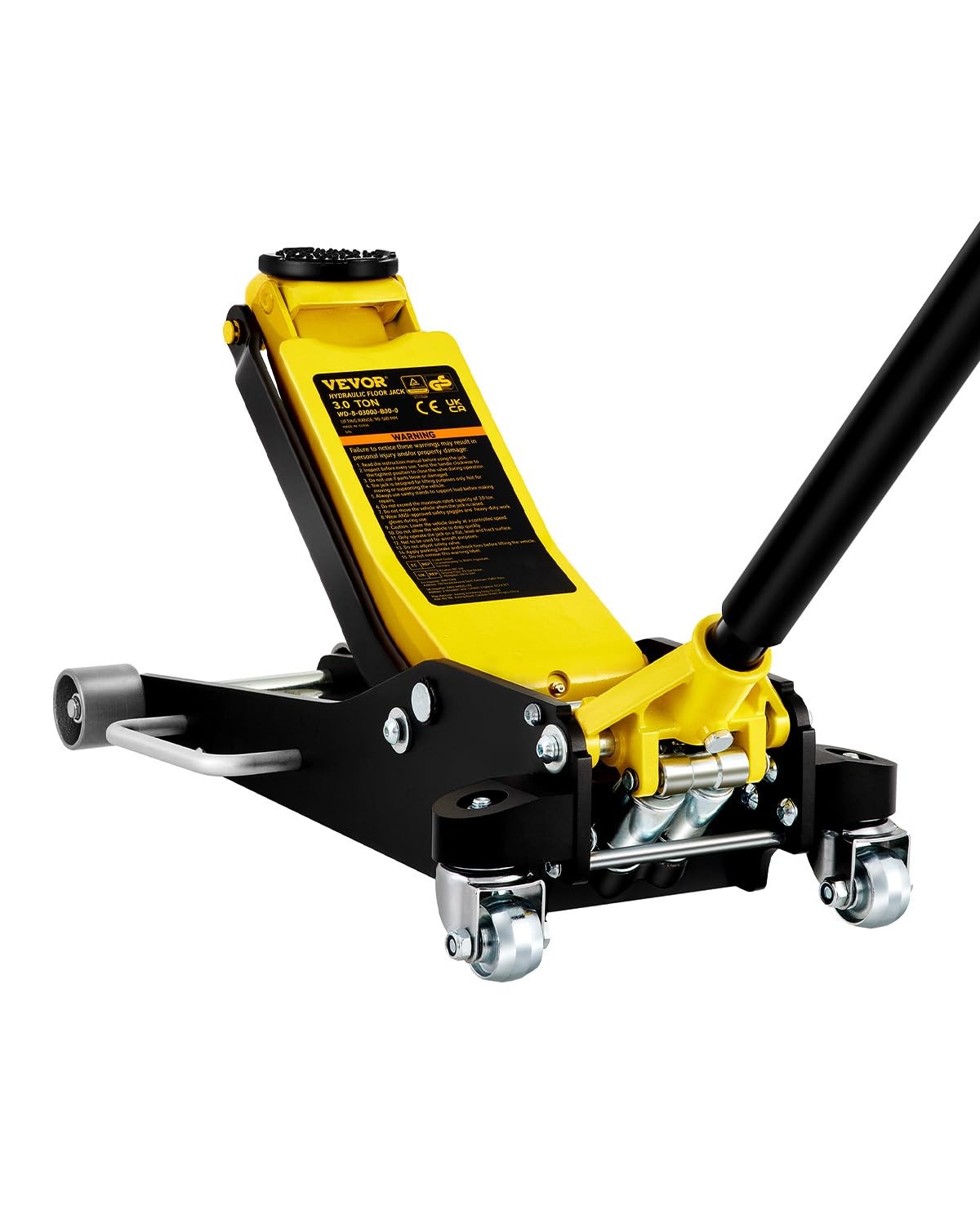 VEVOR 3 Ton Low Profile , Aluminum and Steel Racing Floor Jack with Dual Pistons