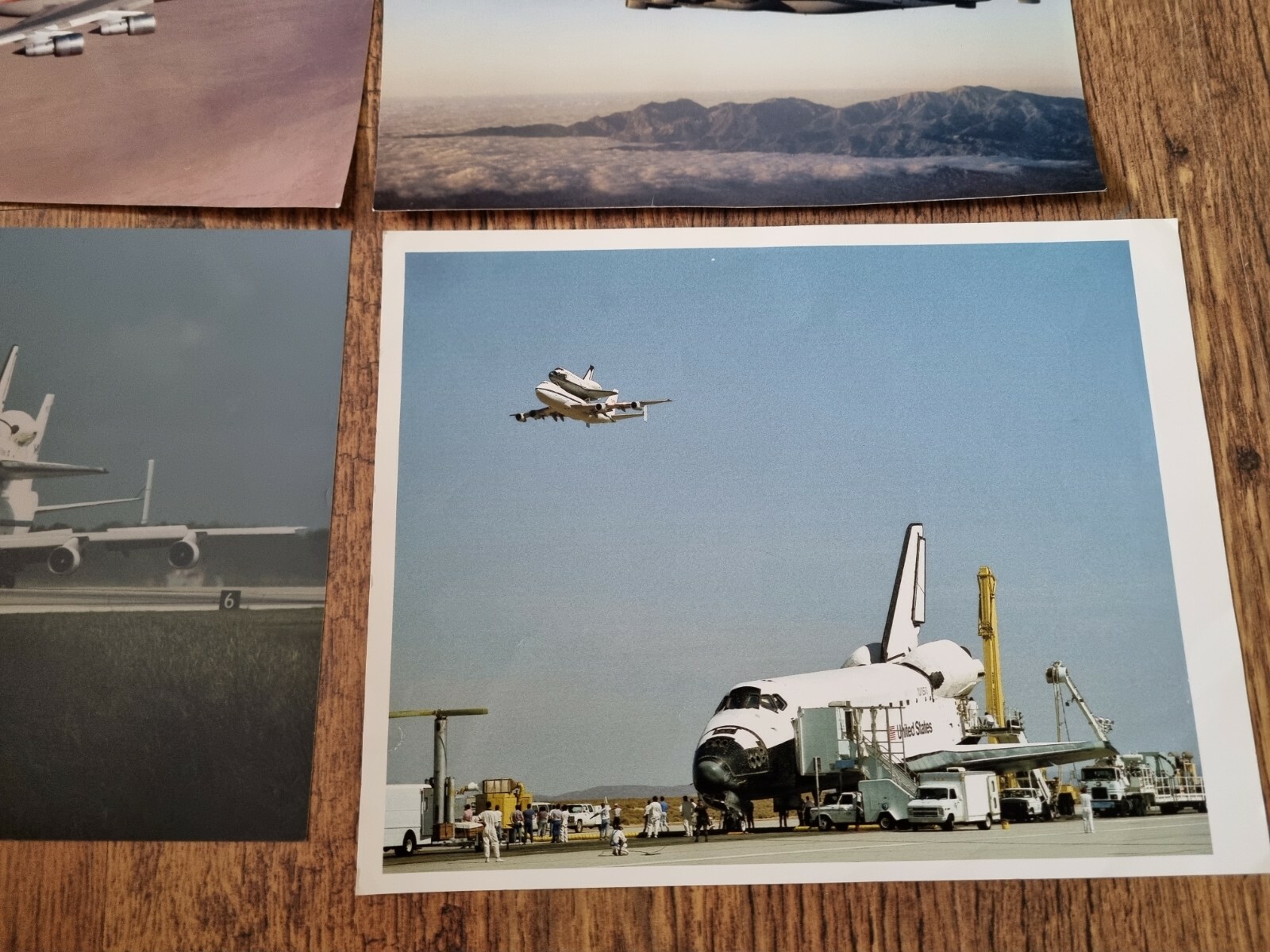Space Shuttle photographs x 4 NASA