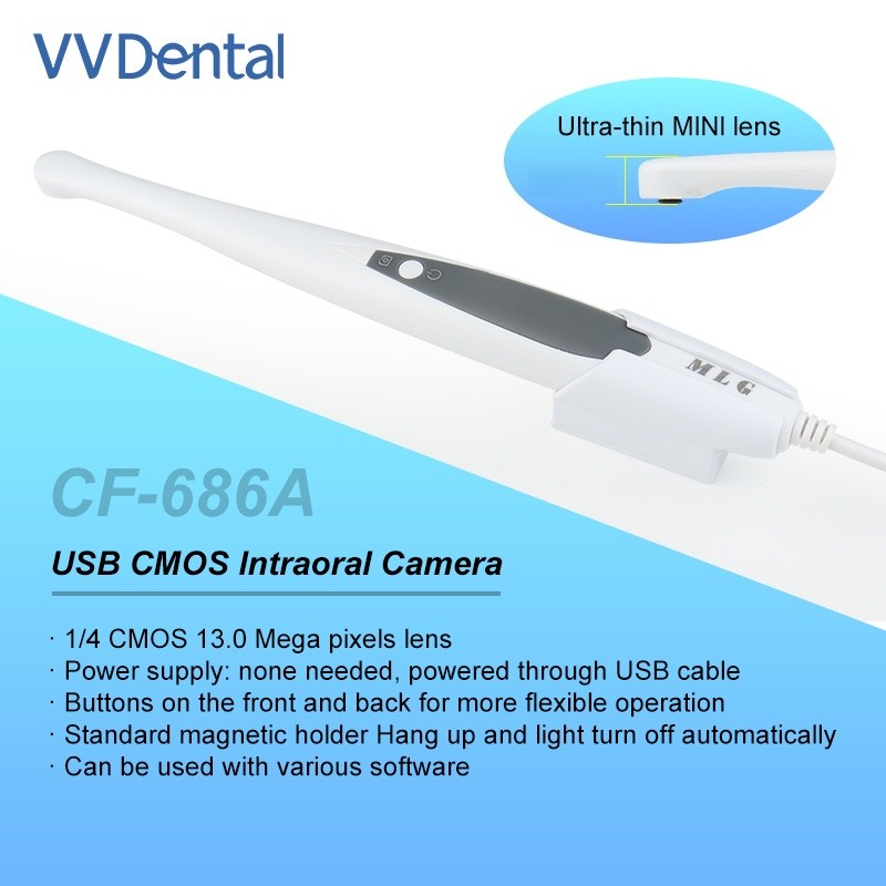 Dental Wired Dental Intraoral Camera Digital Viewer 1080P HD Oral Detector
