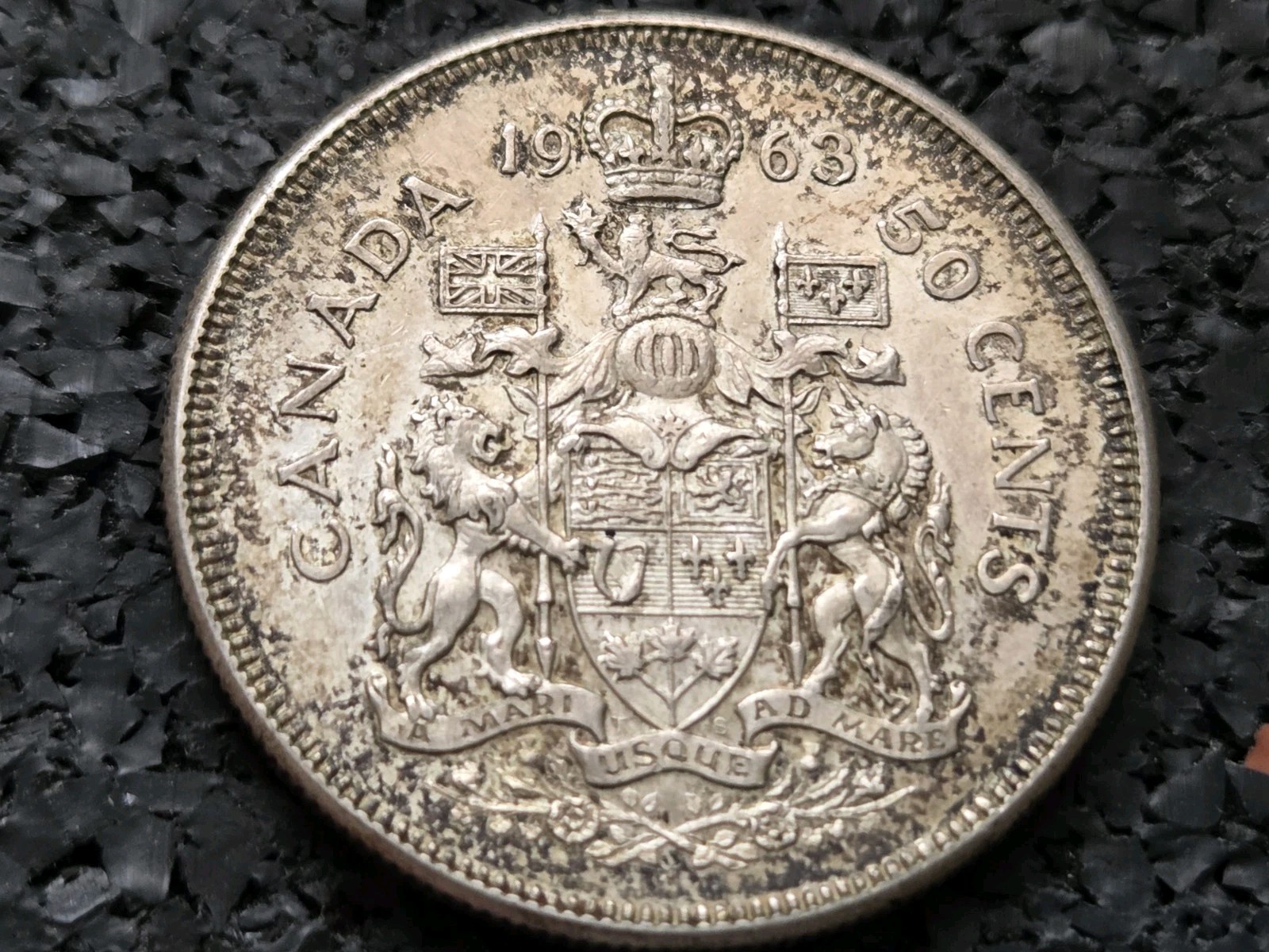 1963 Canada Silver 50 Cents -