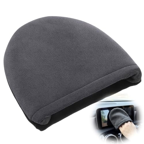 Triangle Car Screen Cleaner - Microfiber Auto Dashboard Wipe Pad - 1 PCS