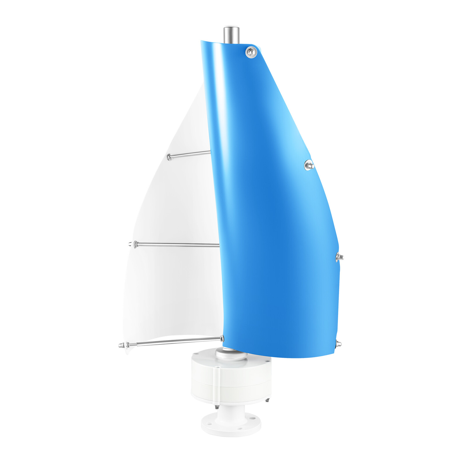100W Vertical Axis Wind Turbine Generator 12V/24V W/Controller Home Windmill Kit