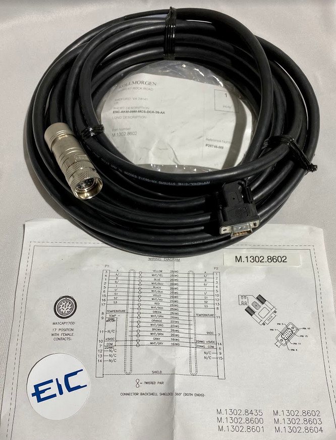 KOLLMORGEN CABLE, ENC-AKM-09M-MCS-DCA-26-AA / M.1302.8602