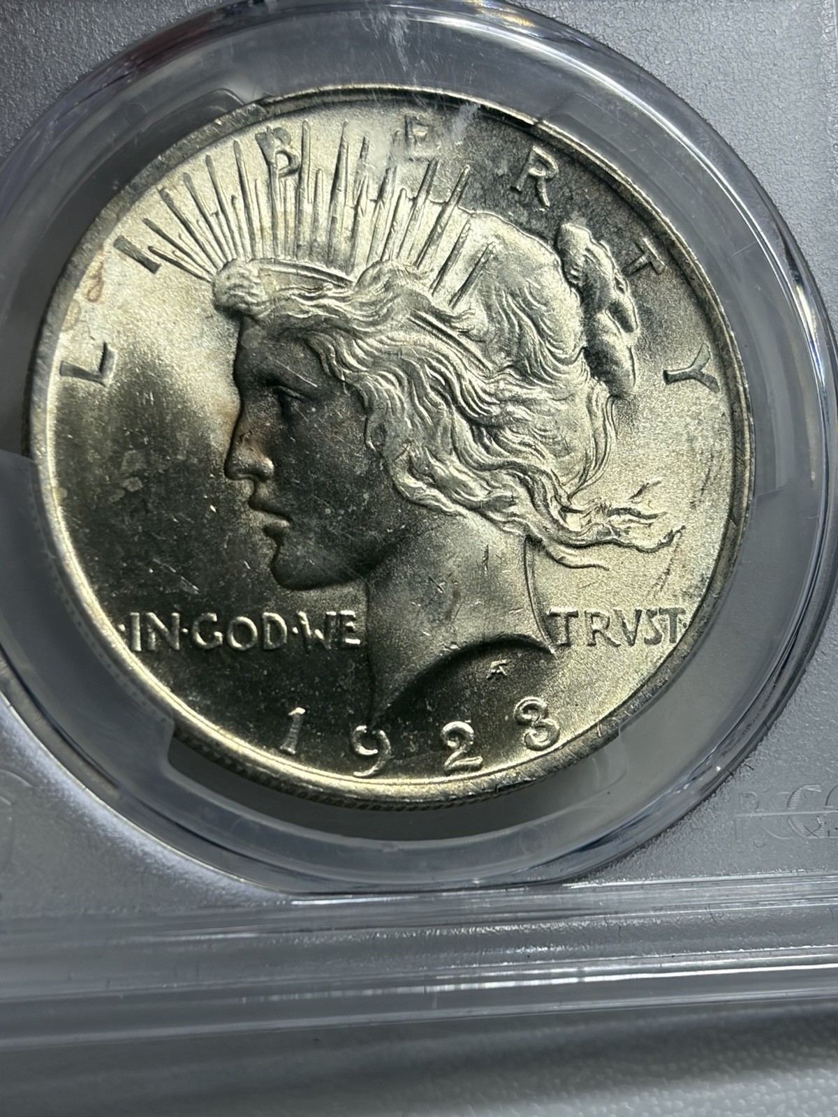 1923 $1 Peace Silver Dollar PCGS MS65 High Grade