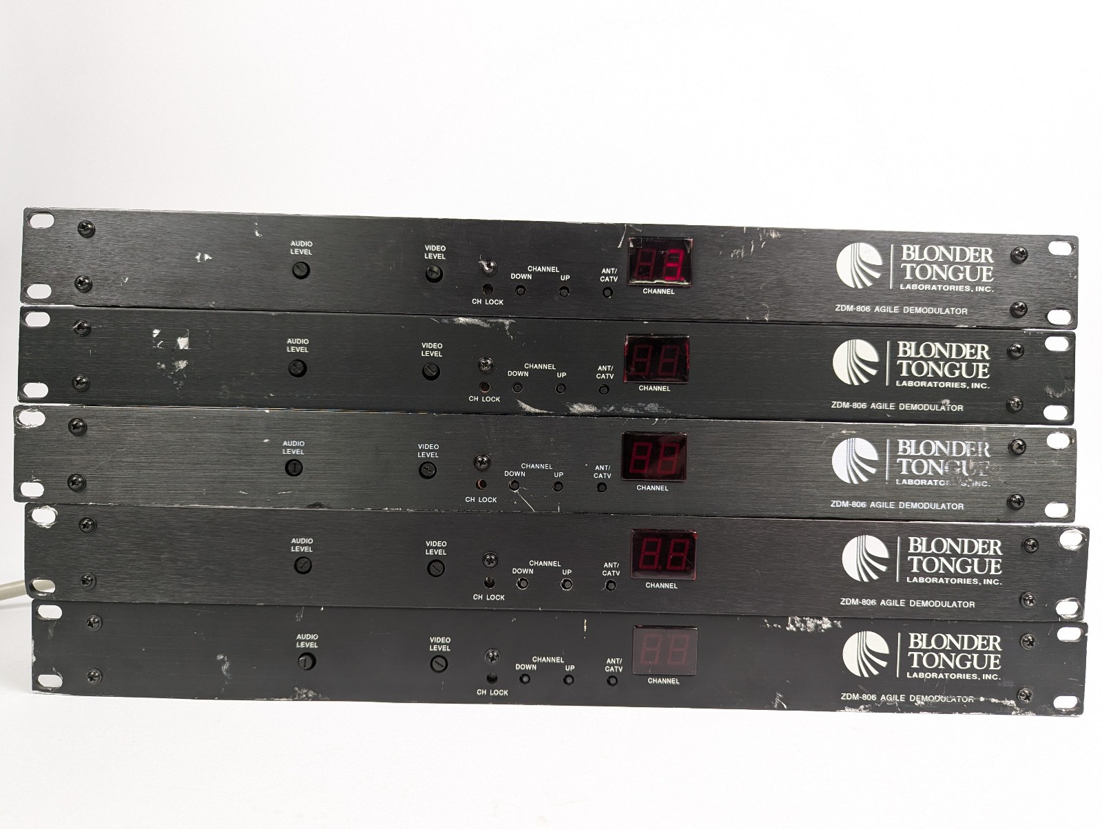 *LOT OF 5* Blonder Tongue ZDM-806 Agile Audio/Video Demodulator