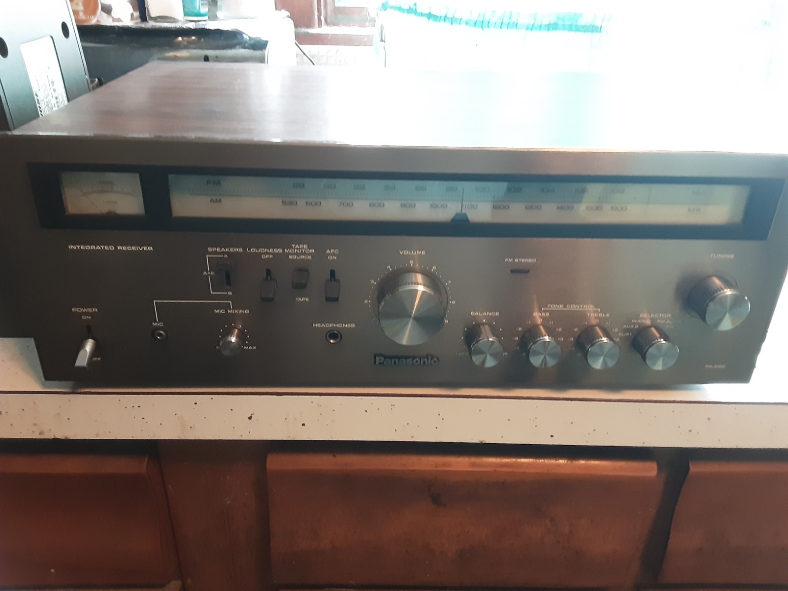 Vintage Panasonic RA-6100 Integrated Receiver TESTED WORKING