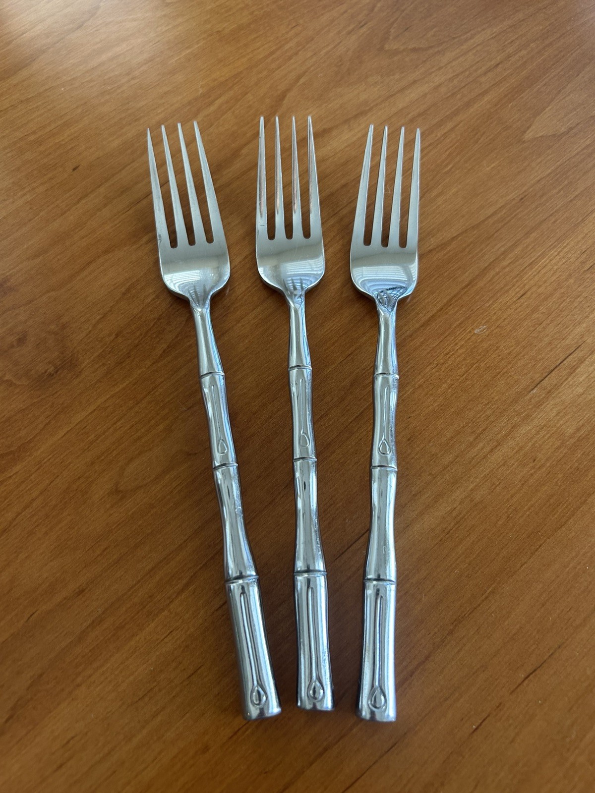 Hampton Silversmiths Bamboo Stainless Flatware Replacements Lot 11 Pieces
