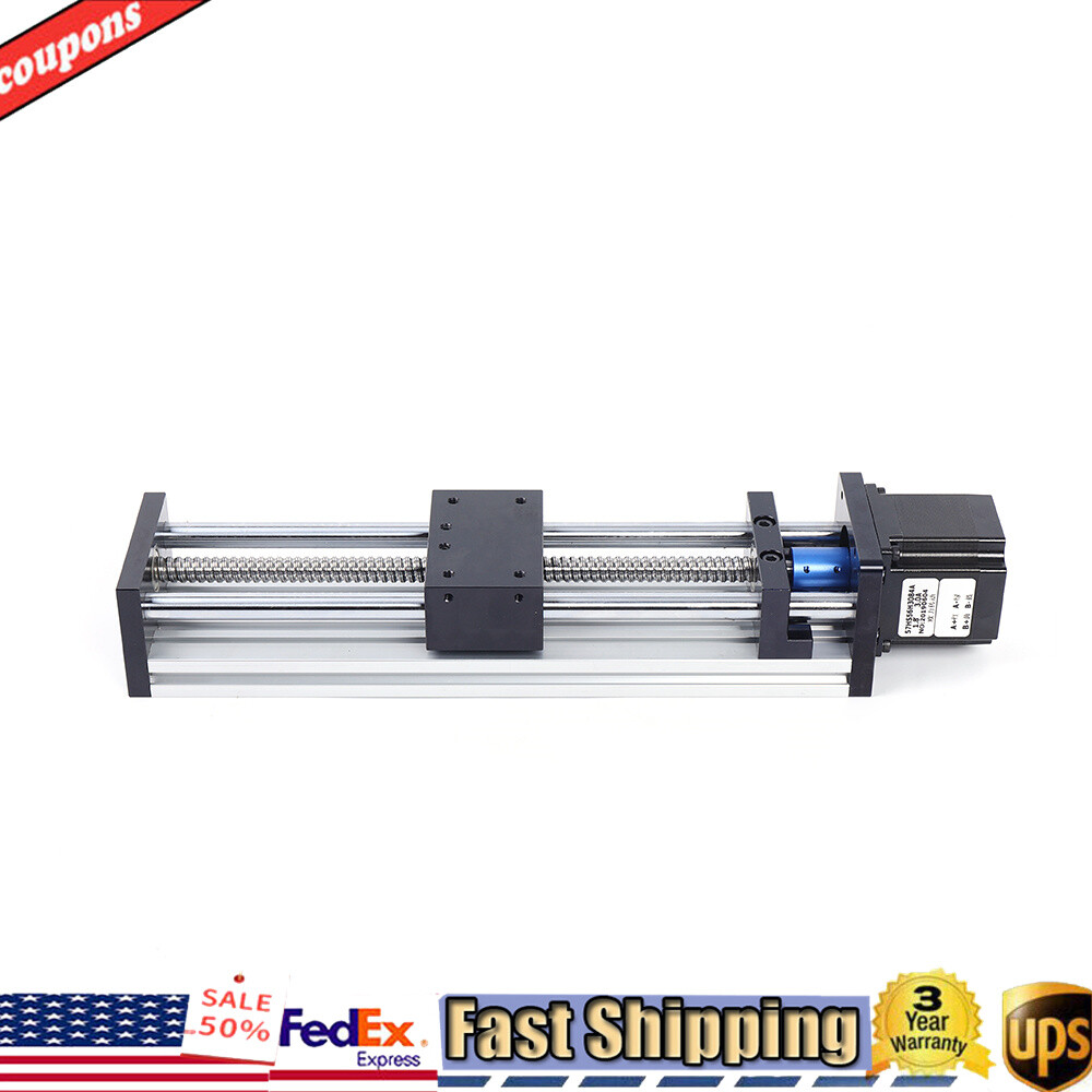 CNC Linear Actuator Ball Screw Slide Stage Rail Guide Motion Table Nema 23 Motor