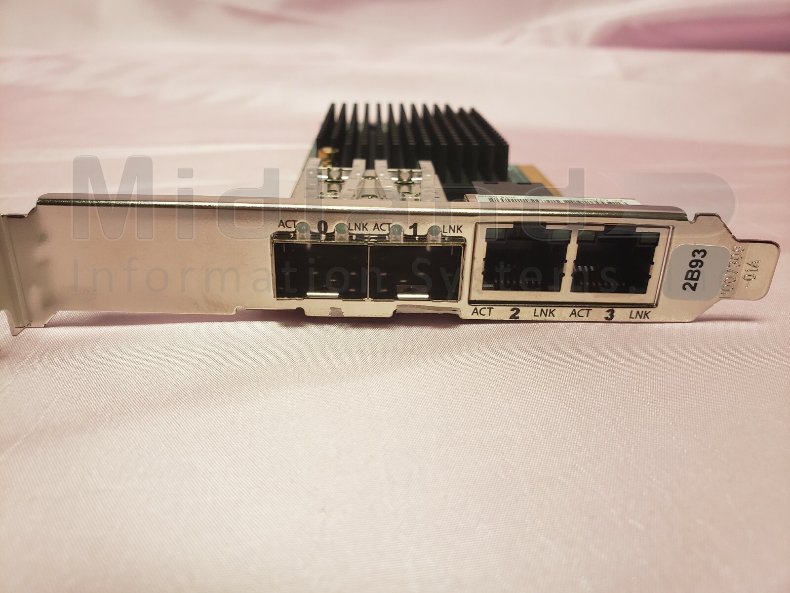 IBM 00E3497 10Gb 4-Port PCIe2(x8) Ethernet (2x10Gb FCoE SR,2x1GbE RJ45) FH