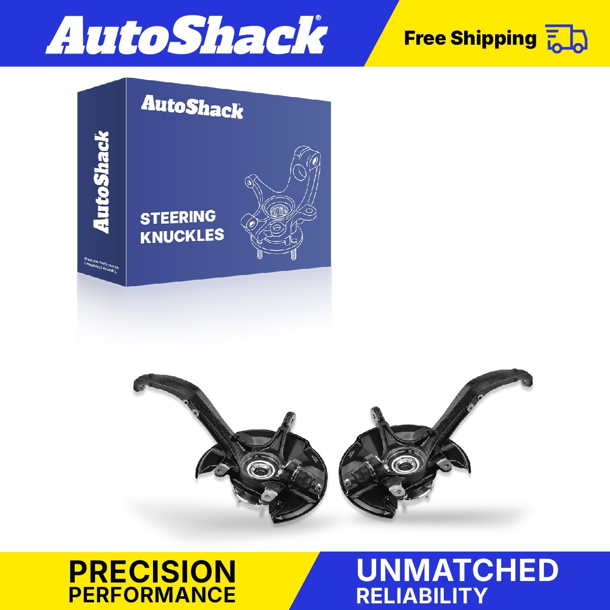 Front Loaded Steering Knuckles for Honda, Accord 2008-2012, FWD L4 2.4L V6 3.5L
