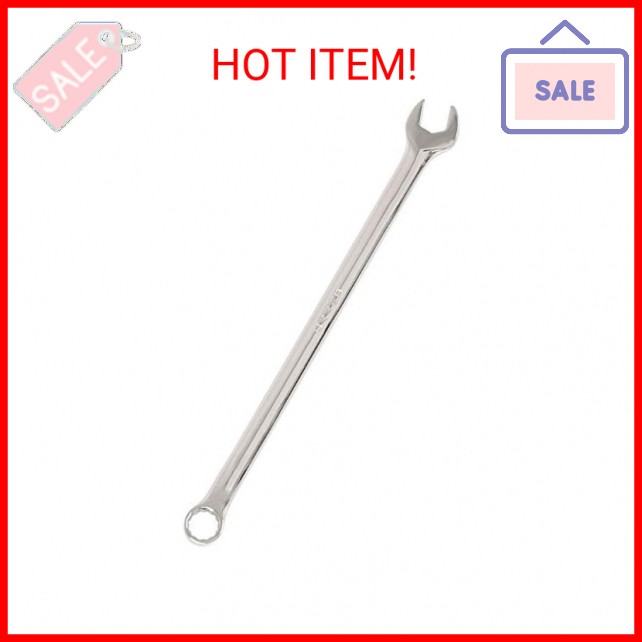URREA 12-Point Combination Wrench - 10mm Extra Long Mechanics Tool with Extended