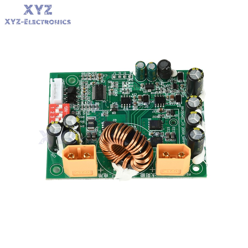 100W MPPT Smart Solar Controller DIP Switch for 12V 24V Energy Storage Systems