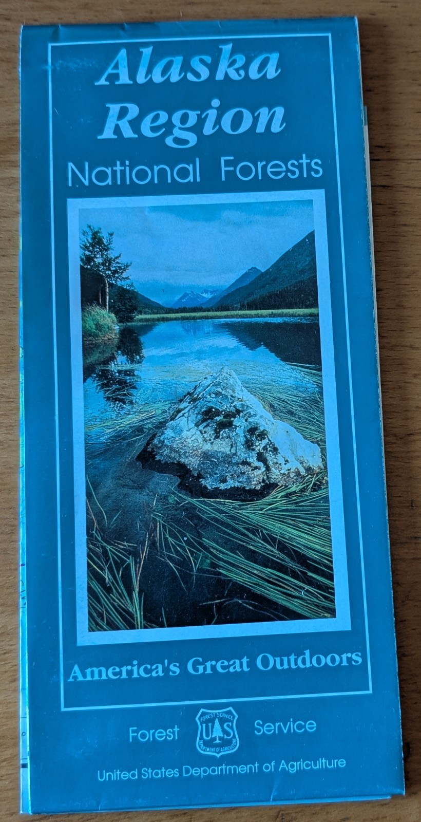 Alaska Region National Forests USFS 1994 Glossy EXCELLENT CONDITION (NEVER USED)