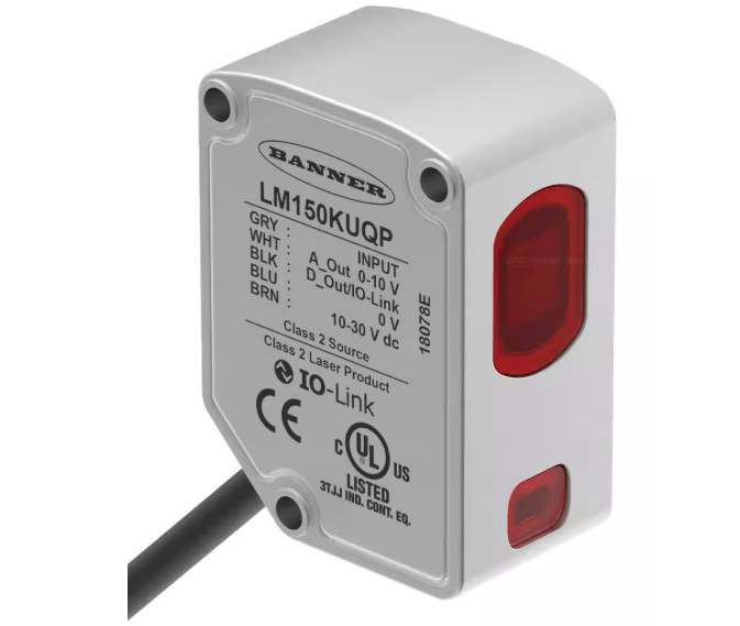 New in box Bannner LM150KUQP Laser Sensor