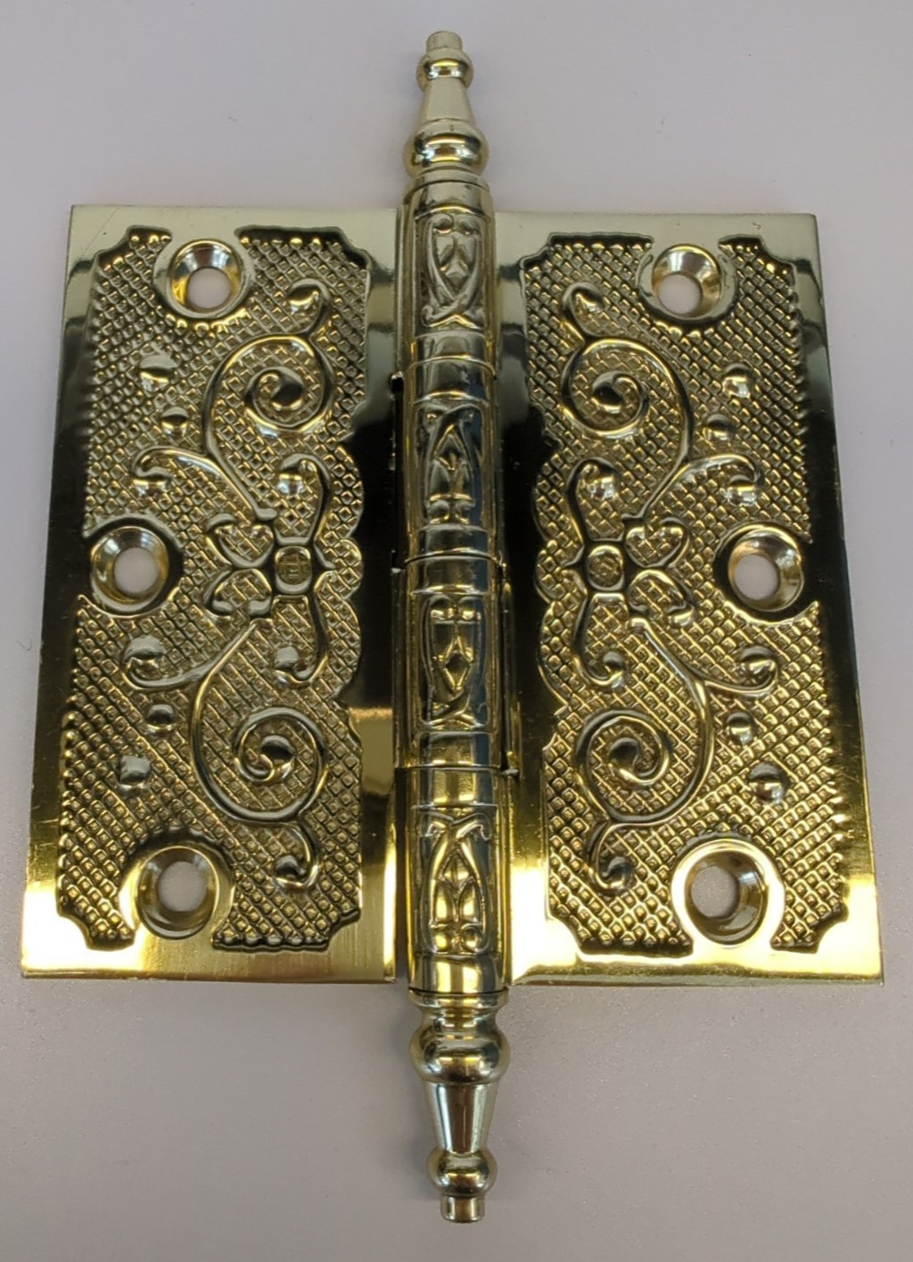 NEW Solid Brass Door Hinges 4 inch *Van Dyke's Restorers Vine Design -Hand Cast